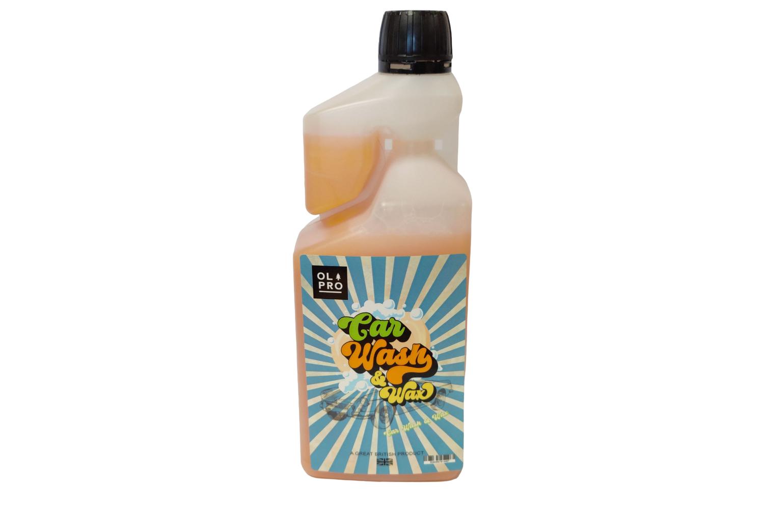 Car Wash Wax - 1 Litre By Olpro | Multipurpose Vehicle Cleaner-2