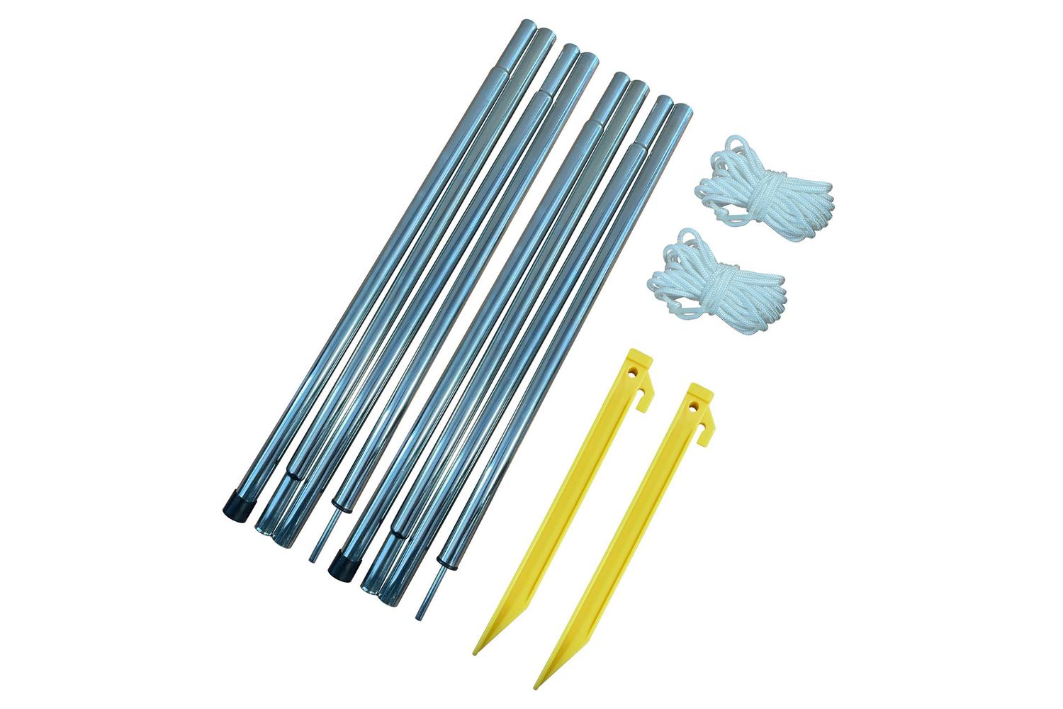 Canopy Pole Set 2x180cm | Camping Accessory | Steel And Plastic | 180cm Size-3