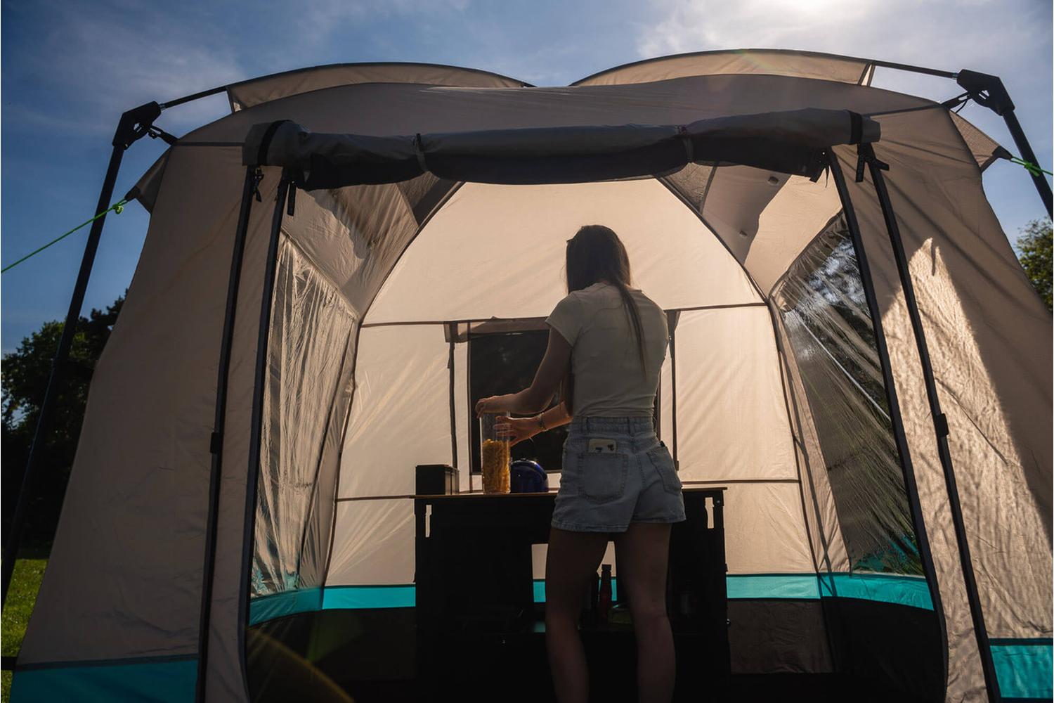 Pod Kitchen Storage Tent | Camping Gear | Polyester | 200cm-4