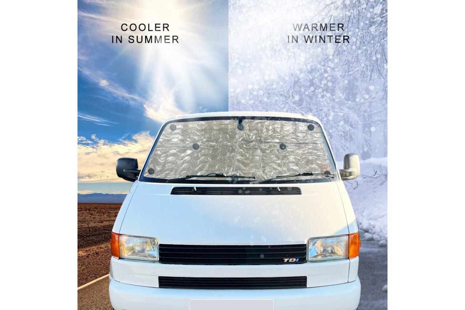 Vw T4 Internal Silver Blind Set | Camper Van Coverage | Thermal-3