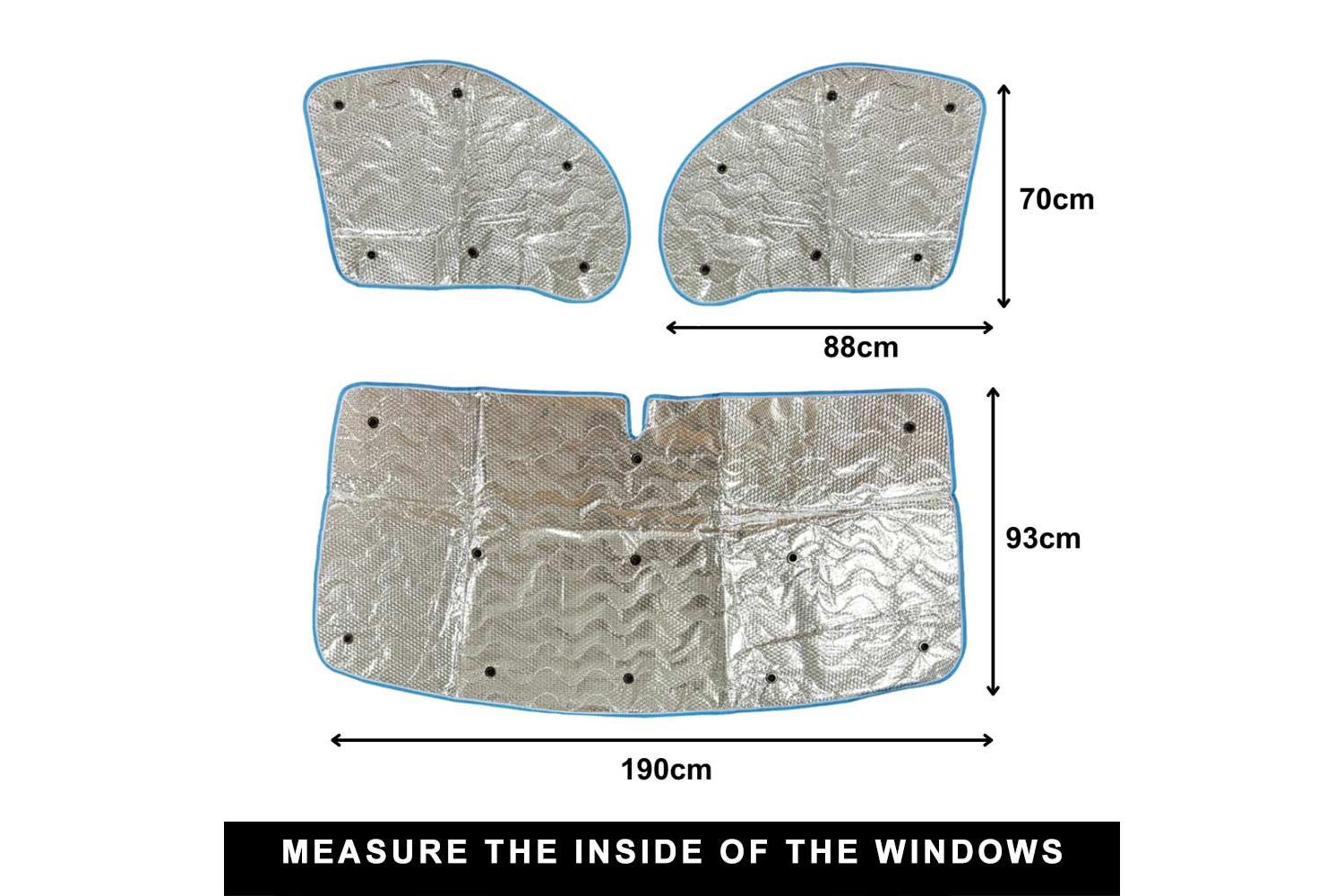 Universal Internal Thermal Motorhome Blind | Camper Van Accessory | Fits Peugeot Boxer, Fiat Ducato, Ford Transit, Mercedes Sprinter-2