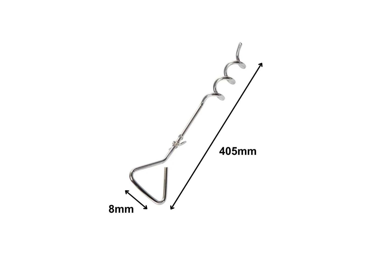 Olpro Dog Tie Down Anchor | Steel | Size-8mm X 405mm-3