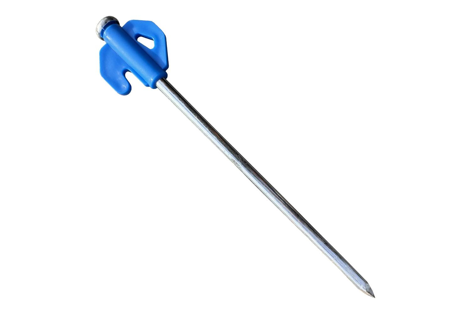 Case Of 20 Hard Ground Pegs And Peg Puller | Camping Accessories | Steel And Plastic | Gap Size 20.3 Cm-3