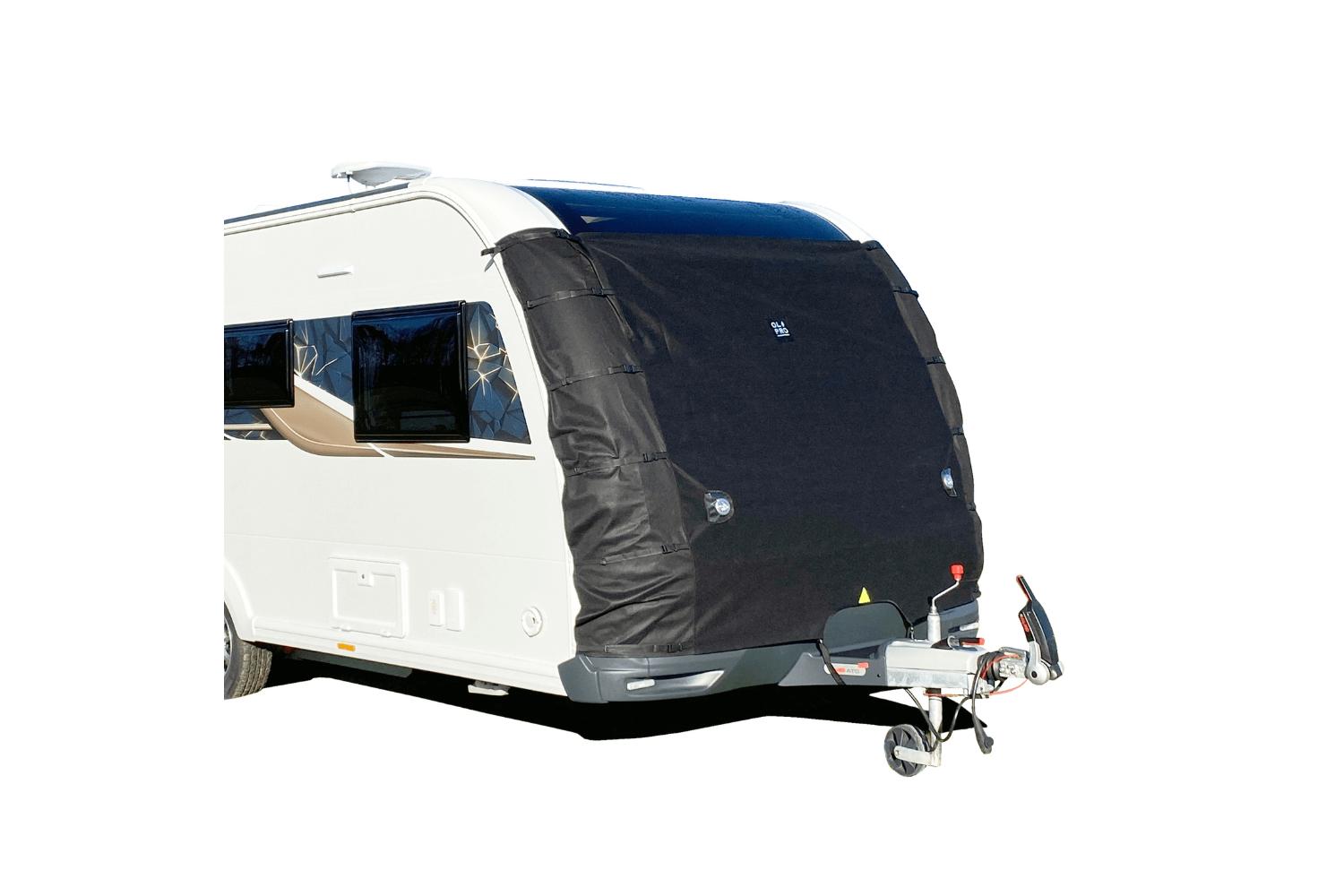 Olpro Caravan Towing Cover | Heavy-duty Polypropylene | Fits 7ft 6in - 8ft Wide Caravans-2