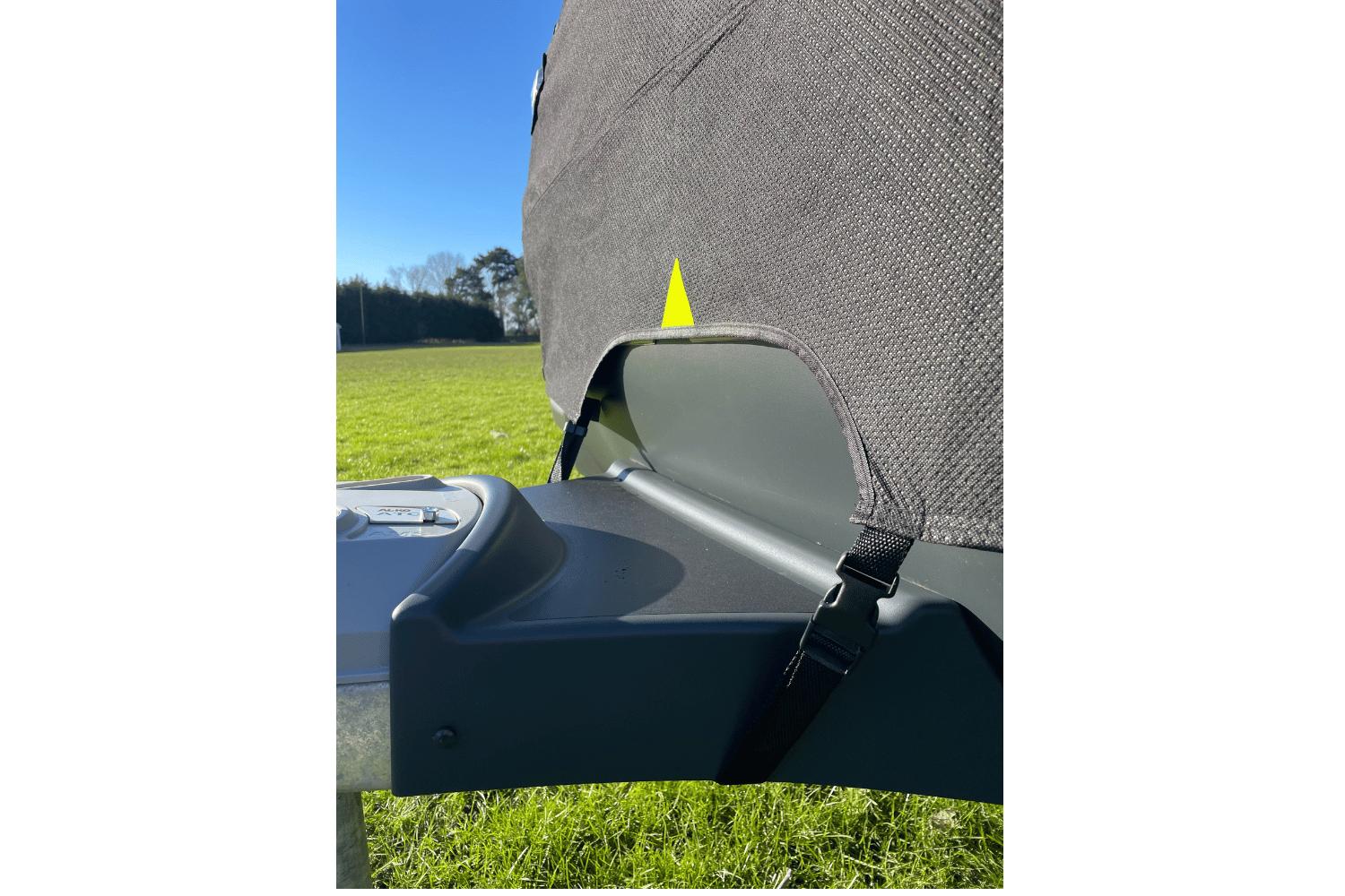 Olpro Caravan Towing Cover | Heavy-duty Polypropylene | Fits 7ft 6in - 8ft Wide Caravans-4