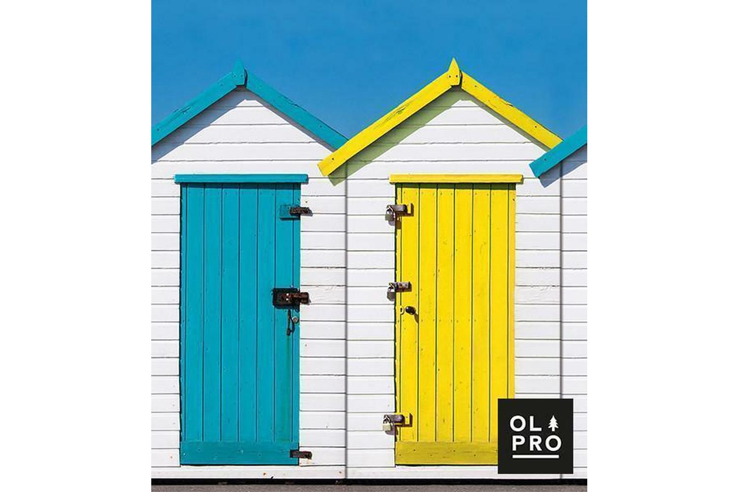 Beach Huts 5 Pole Windbreak | Camping Windbreaks | Wooden Poles-2