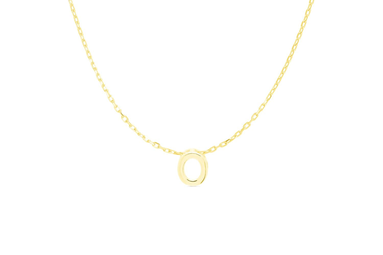 Luxenter Sterling Silver Gold Letter Necklace | Nh109y999o00