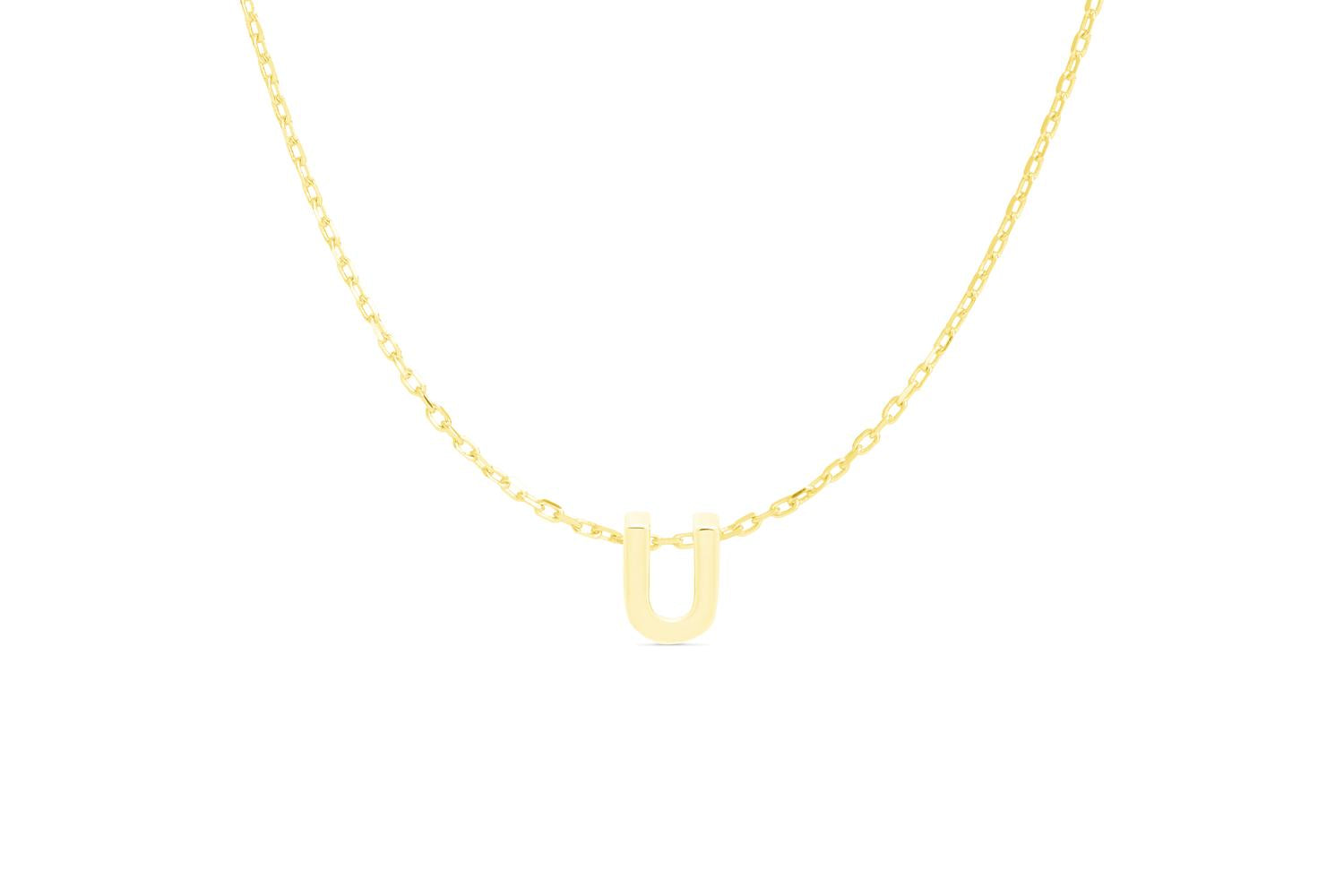 Luxenter Sterling Silver Gold Letter Necklace | Detailed Description And Features