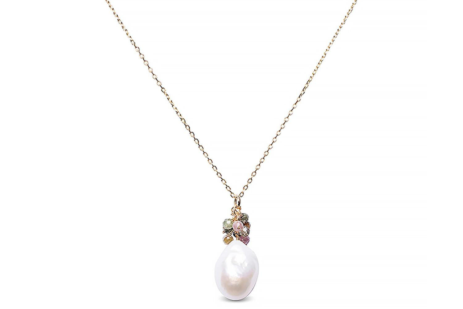 Luxenter Terwis Necklace | Gold Plated with Pearl