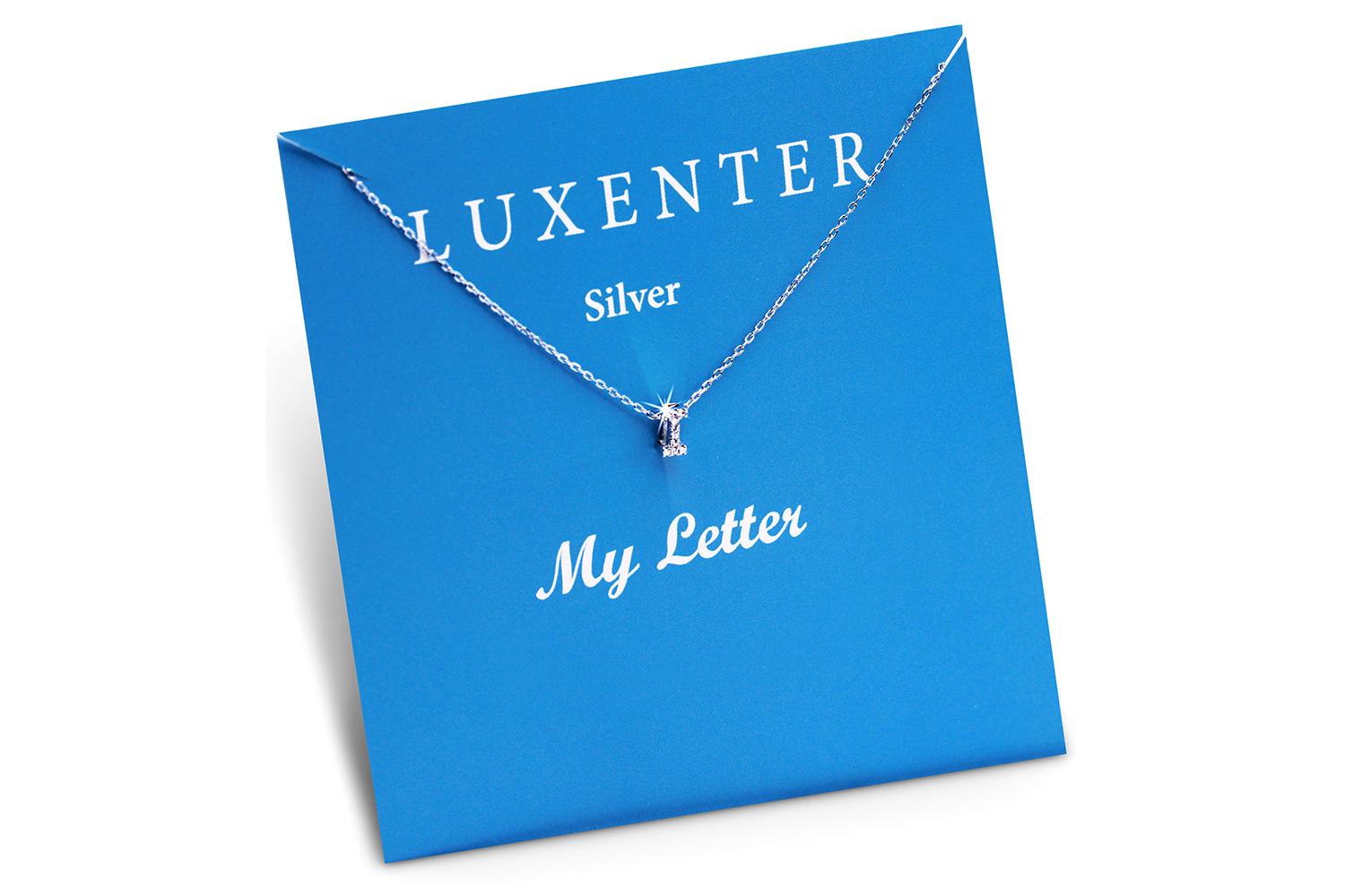 Luxenter Sterling Silver Letter Stone Set