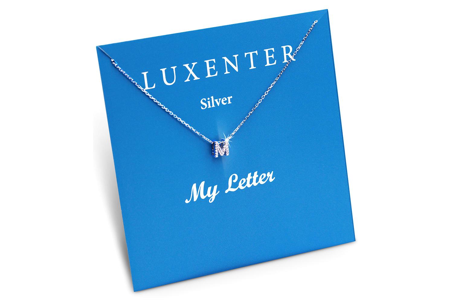 Luxenter Sterling Silver Letter Stone Set