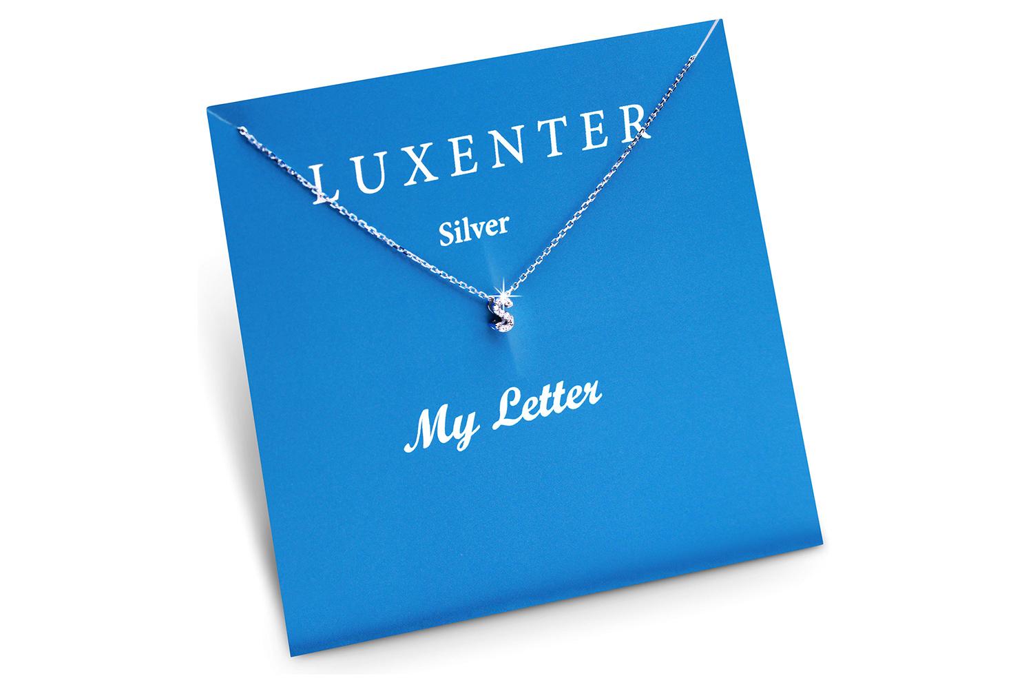 Luxenter Sterling Silver Letter Stone Set