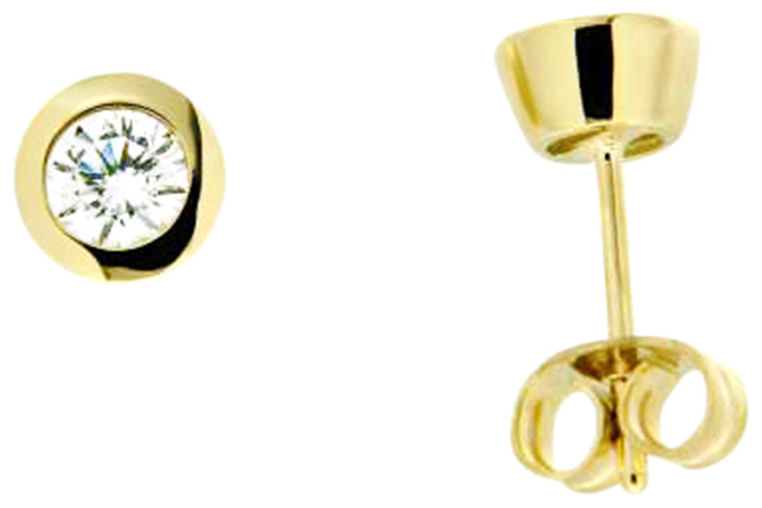 Ferano 9ct Gold 796282 Dazzling Fashionable Earrings