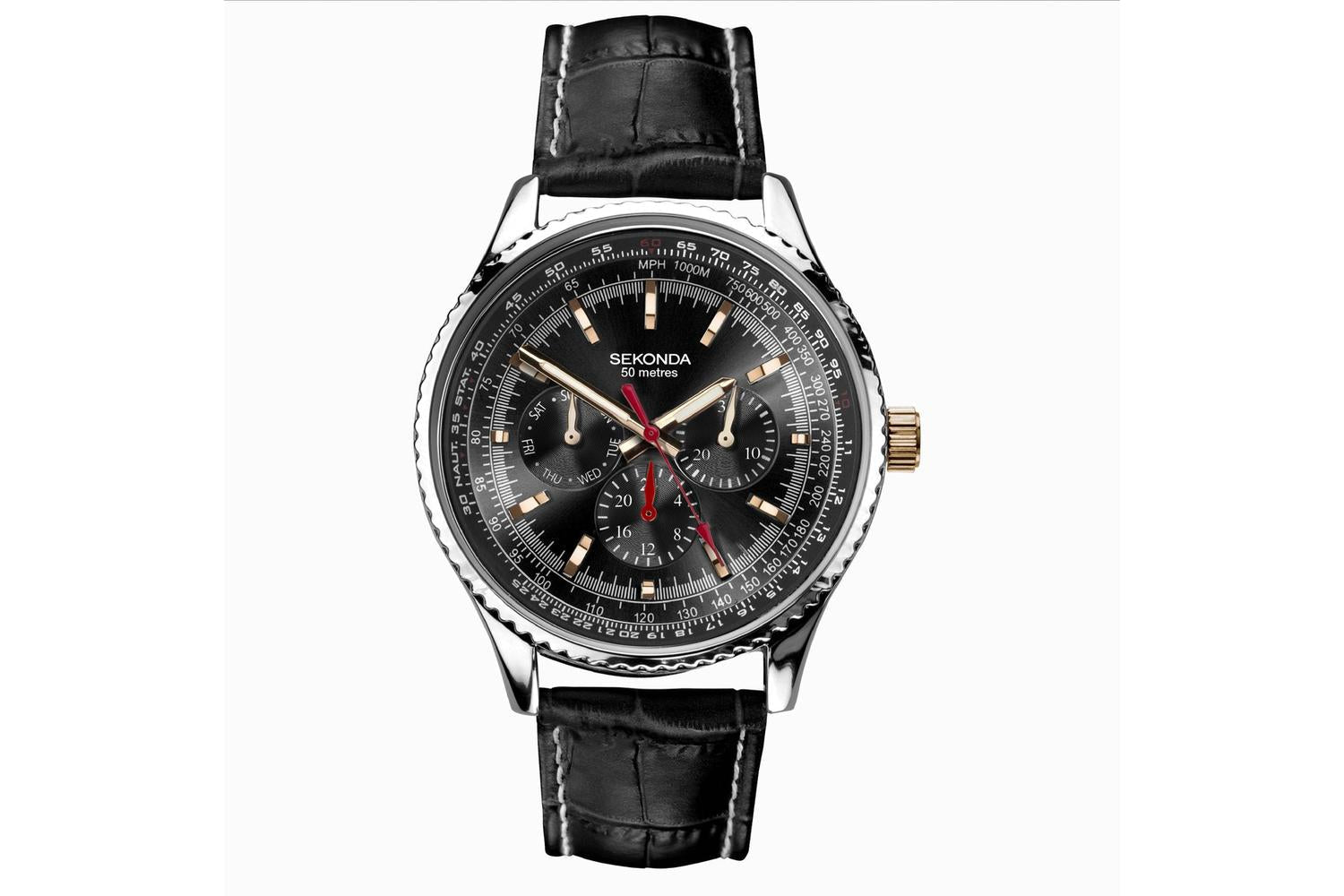 Sekonda Gent's Leather Strap Watch Sgs30036 For Stylish Irish Men