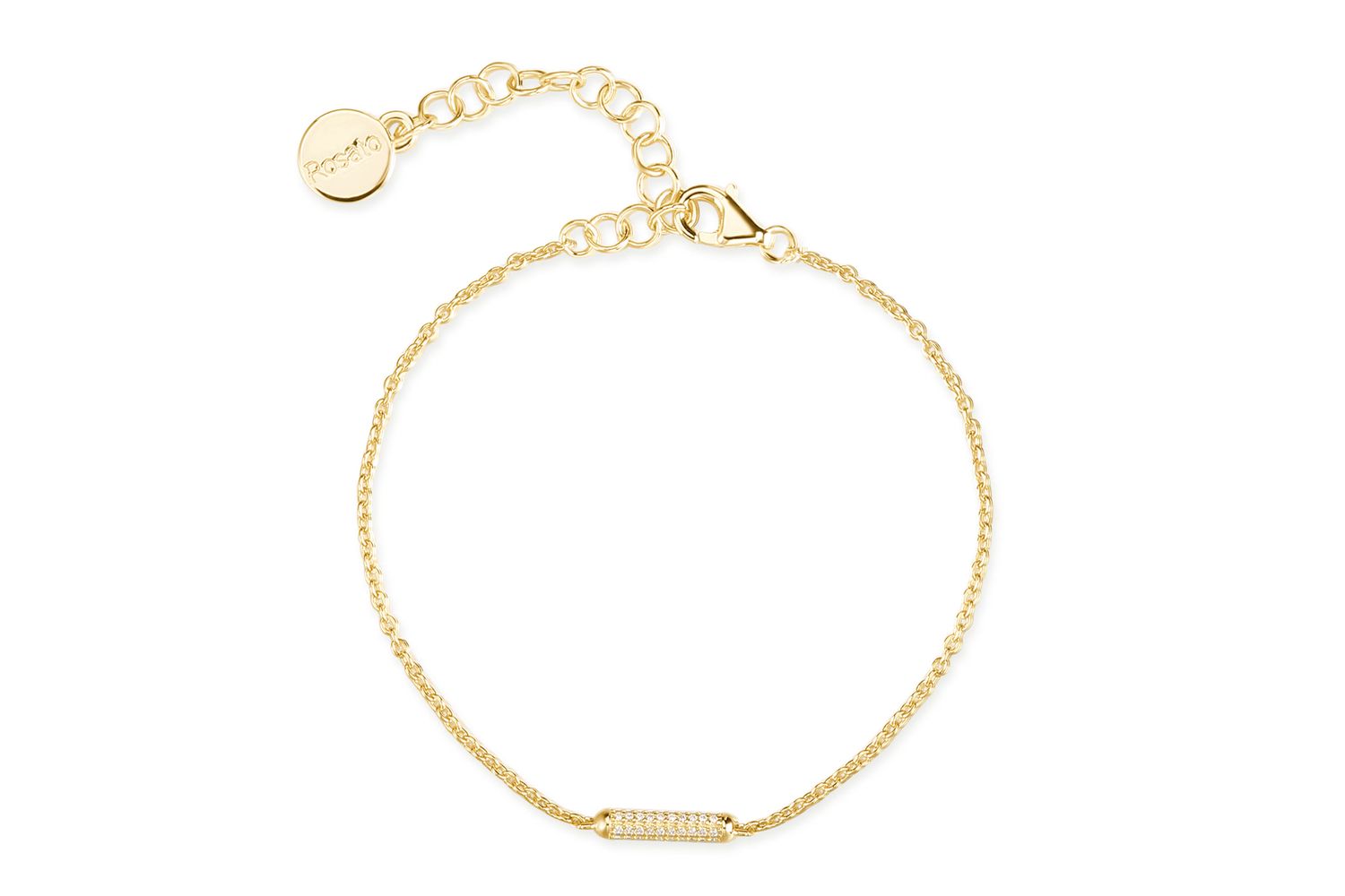 Rosato Rzbi65 Bianca Yellow Gold Bracelet - Fashion Jewellery