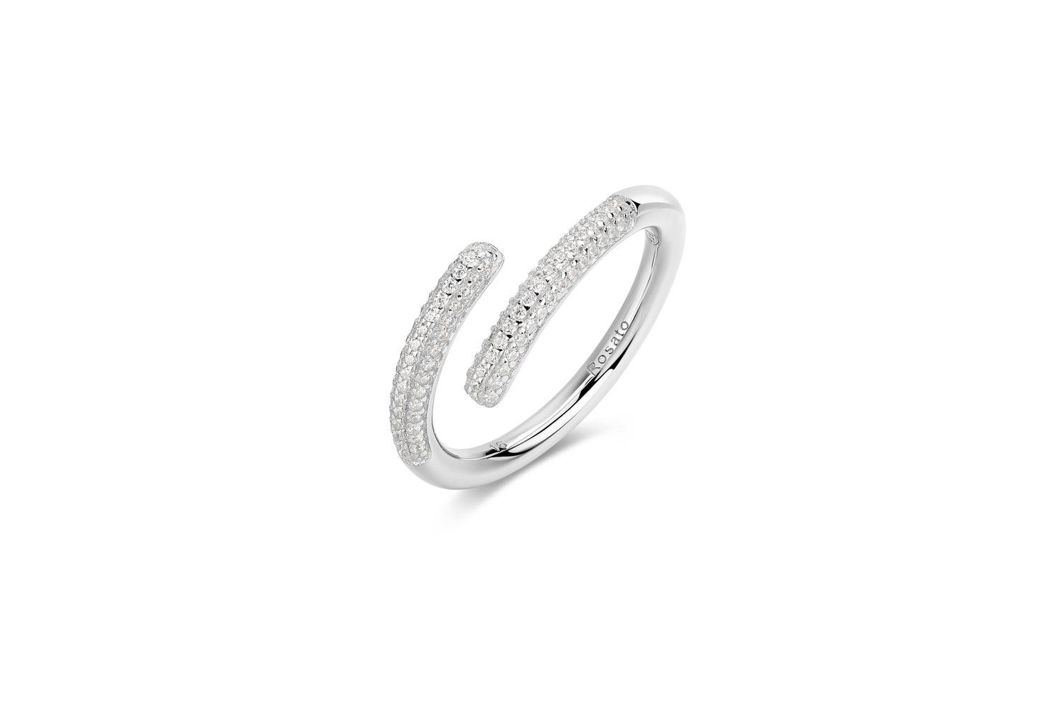 Rosato Rzbi81b - Exquisite Rosato Bianca Silver Ring - Irish Fashionable Jewellery
