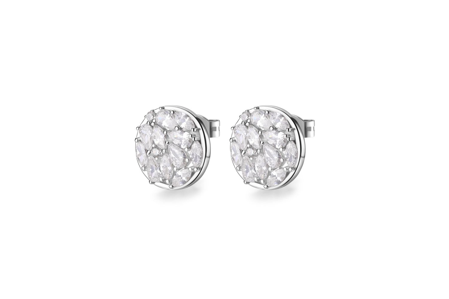 Rosato Gemma Silver Single Fashion Earring - Rzge42 Luxury Jewellery