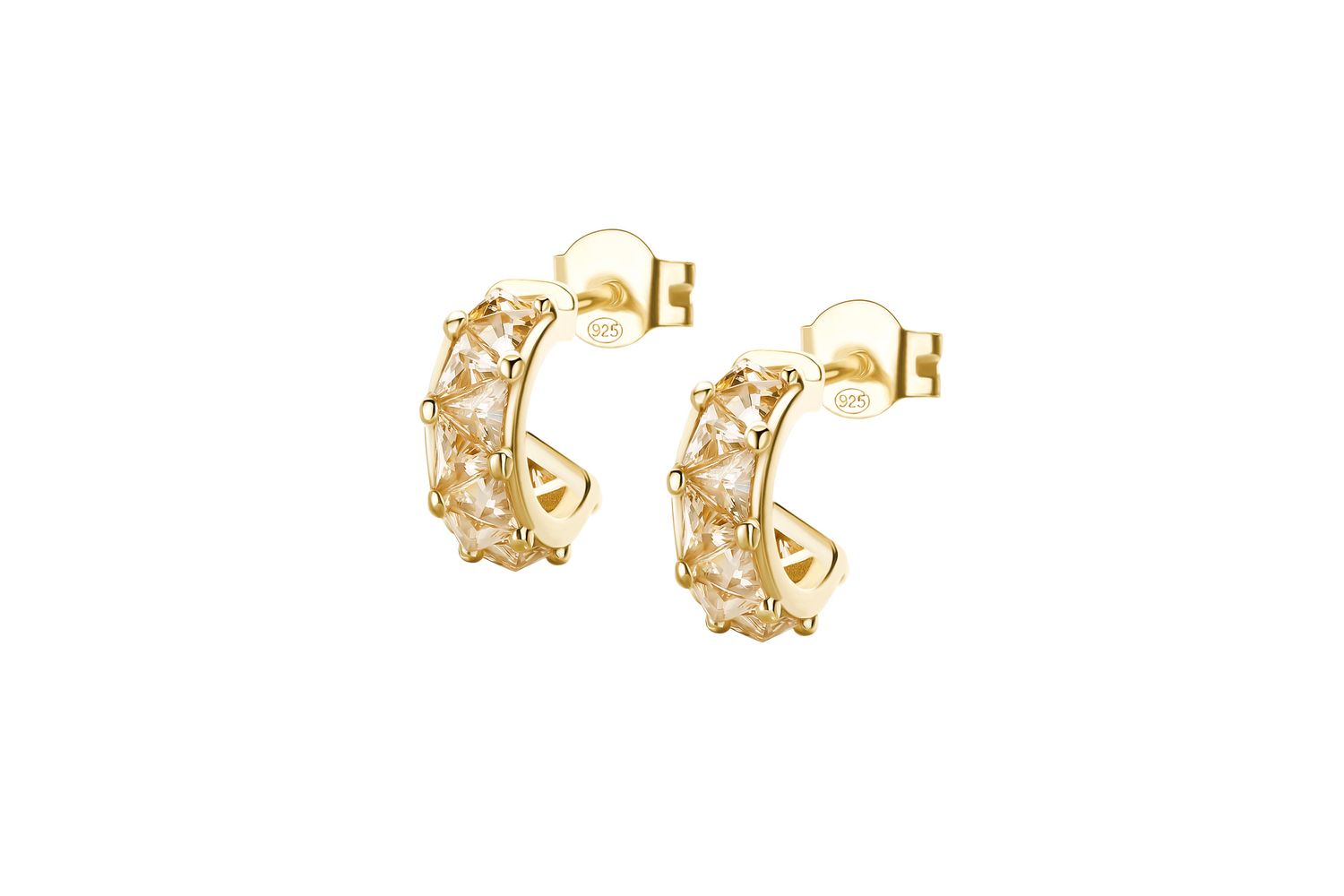 Rosato Rzvt28 Vittoria Yellow Gold Single Earring - High Fashion Jewellery