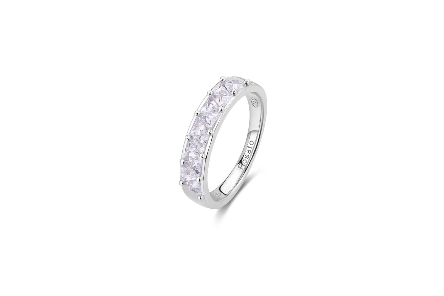 Rosato Rzvt31b - Luxury Vittoria Silver Ring By Rosato - Elegant Fashion Jewellery