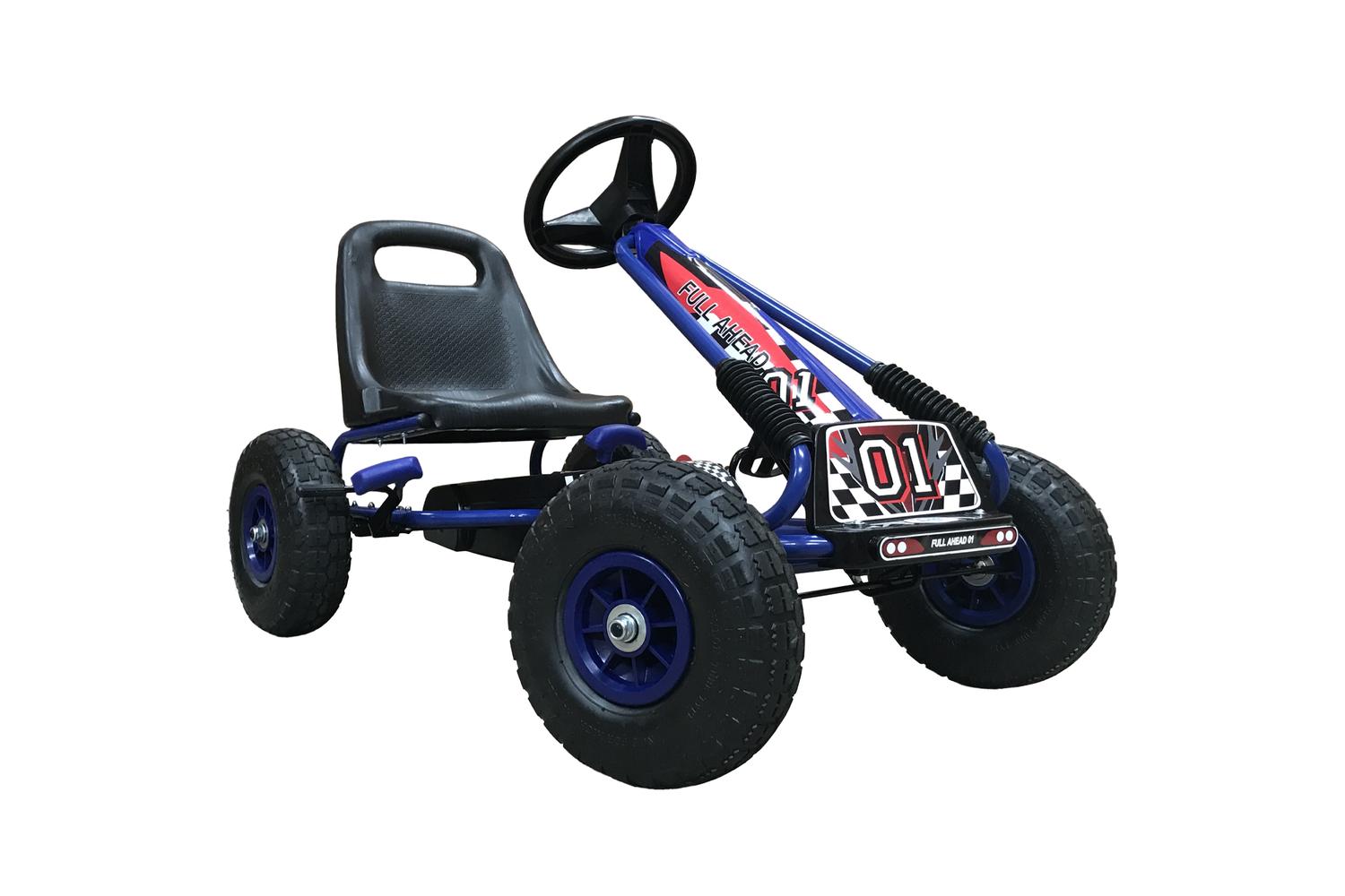 Kiddo Kids Racer Pedal Go-Kart | Blue