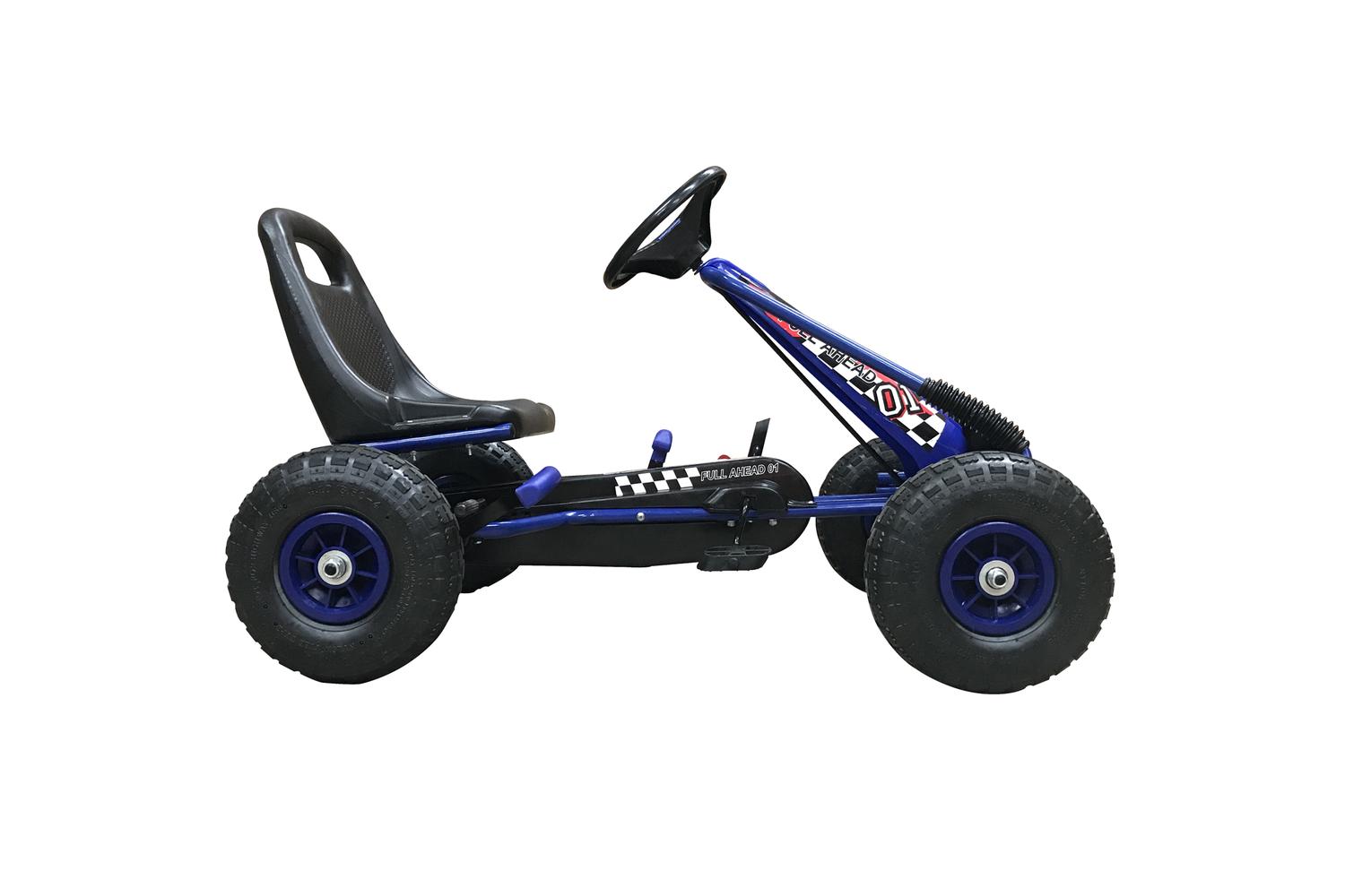 Kiddo Kids Racer Pedal Go-Kart | Blue-3