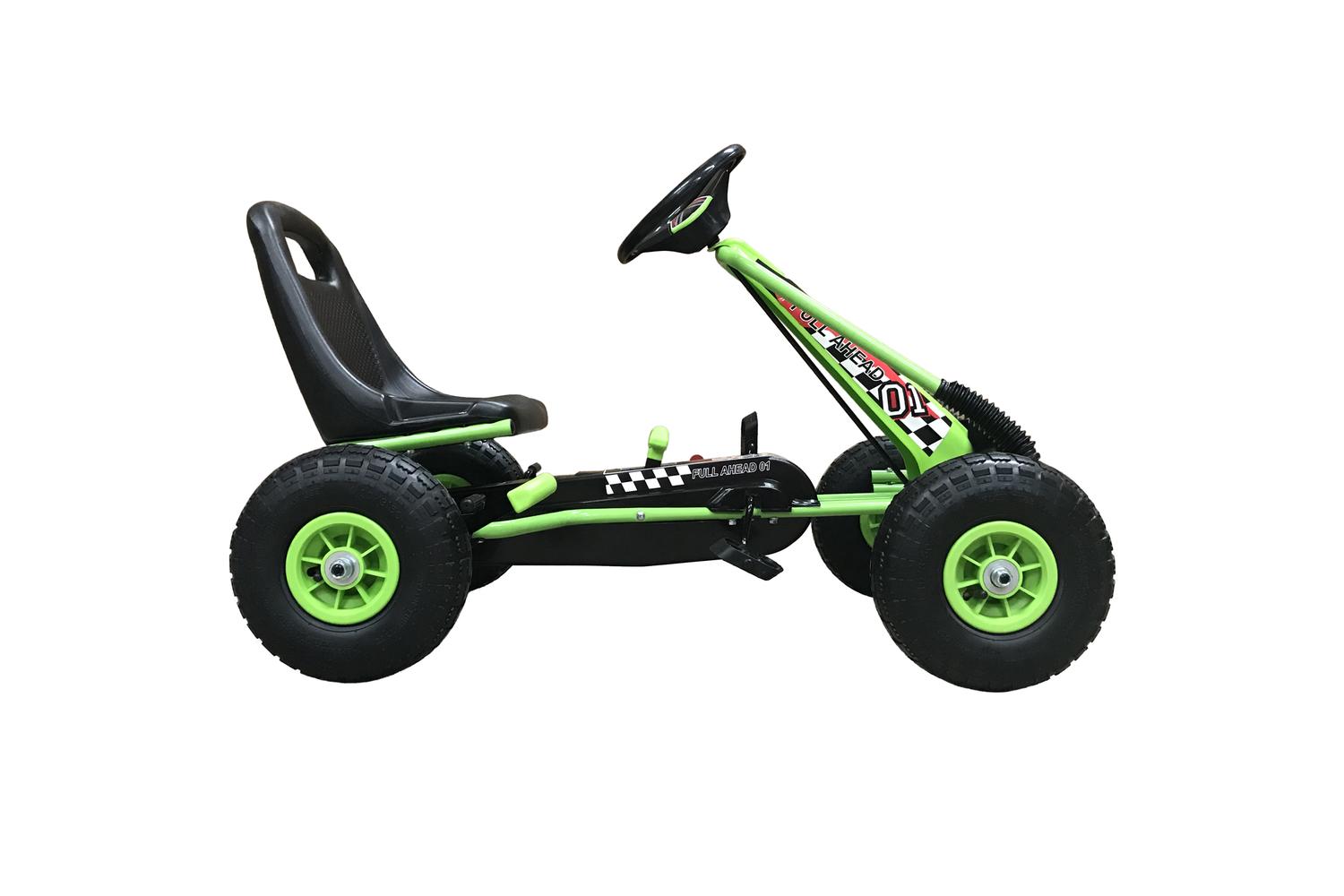 Kiddo Kids Racer Pedal Go-Kart | Green-3