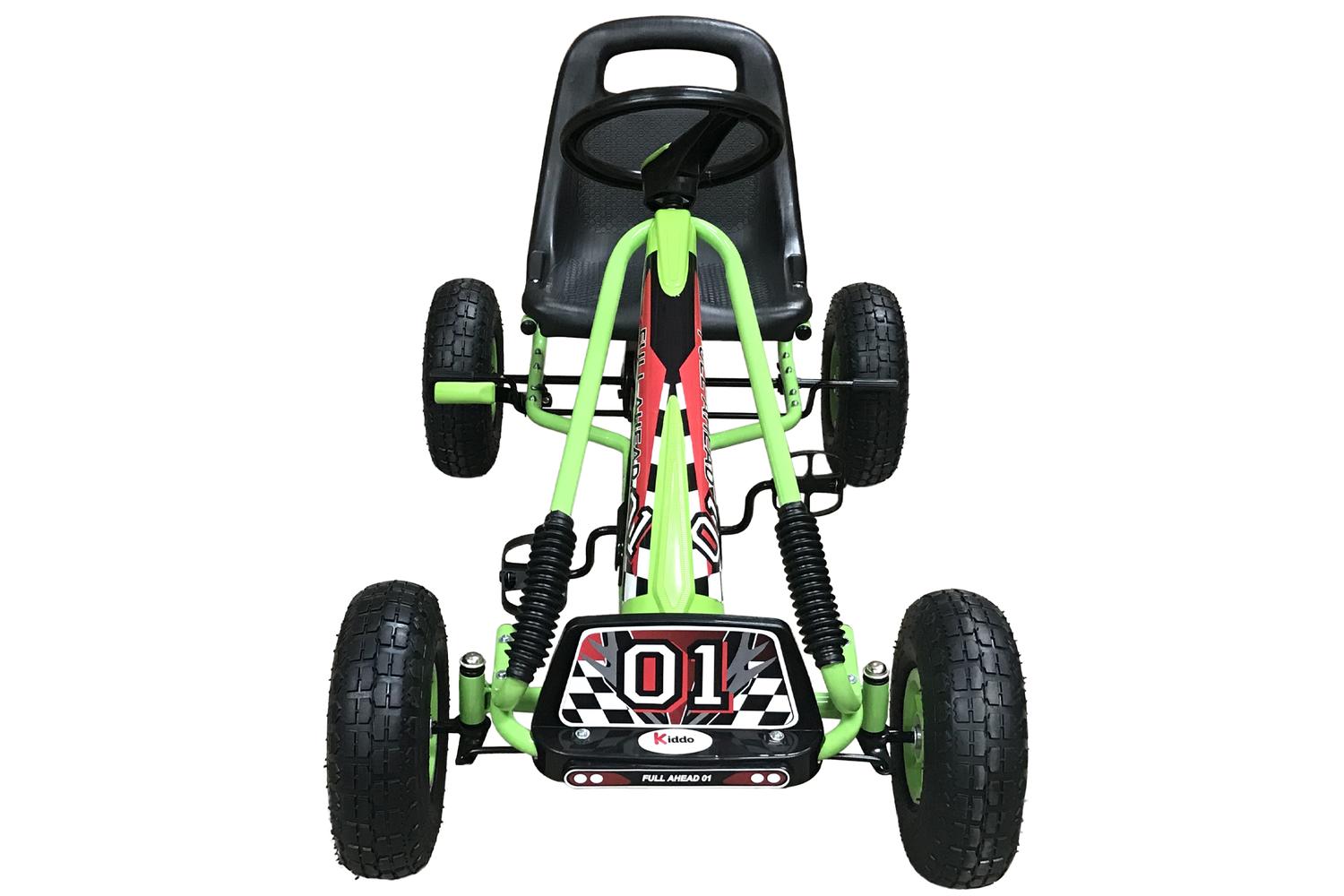 Kiddo Kids Racer Pedal Go-Kart | Green-4