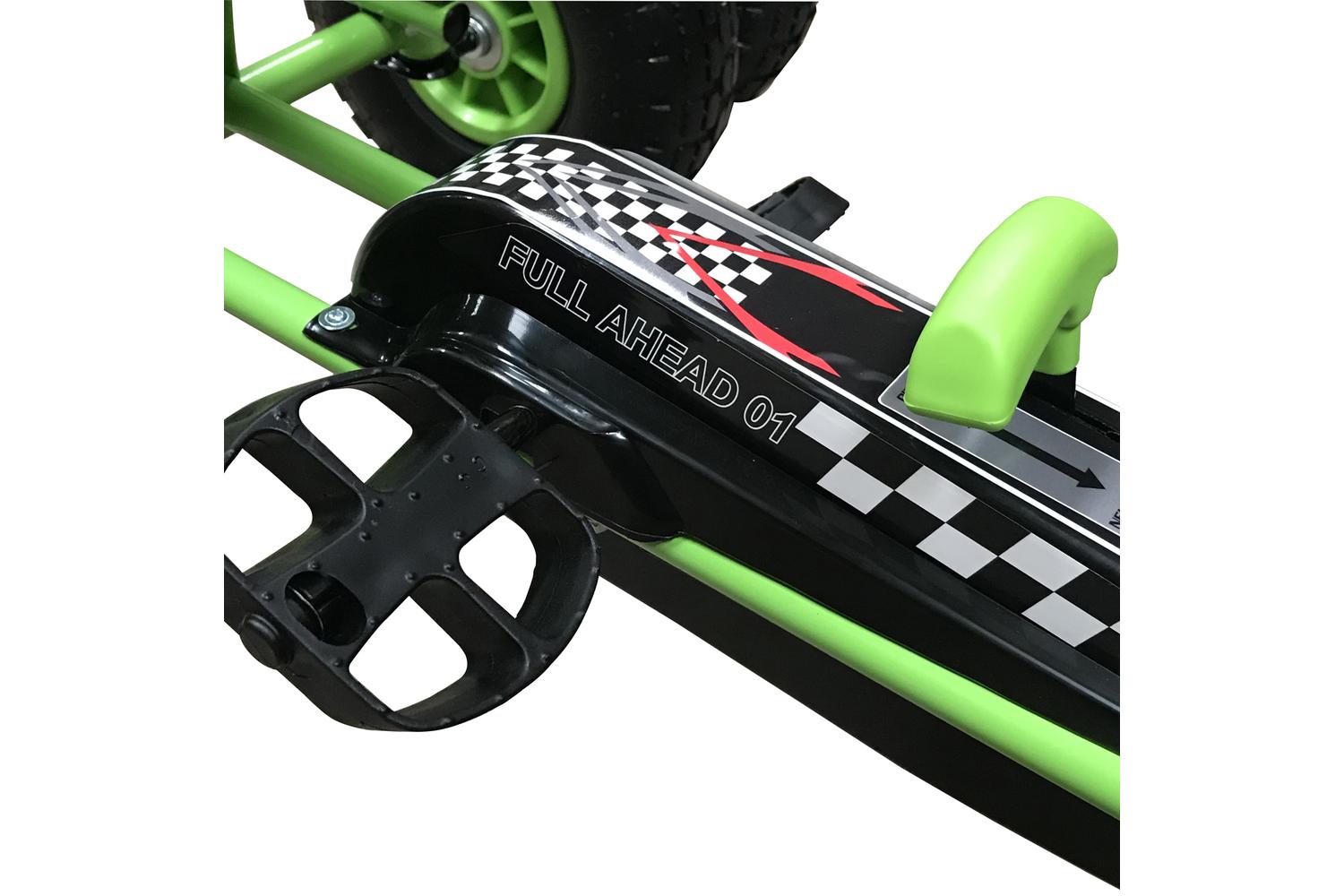 Kiddo Kids Racer Pedal Go-Kart | Green-6