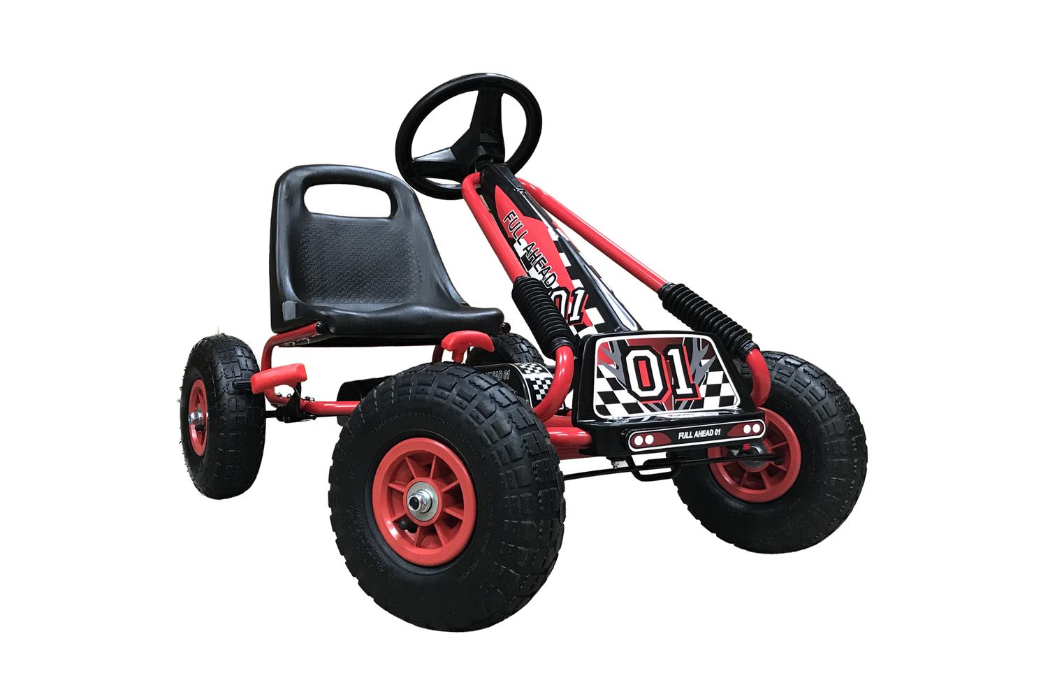 Kiddo Kids Racer Pedal Go-Kart | Red