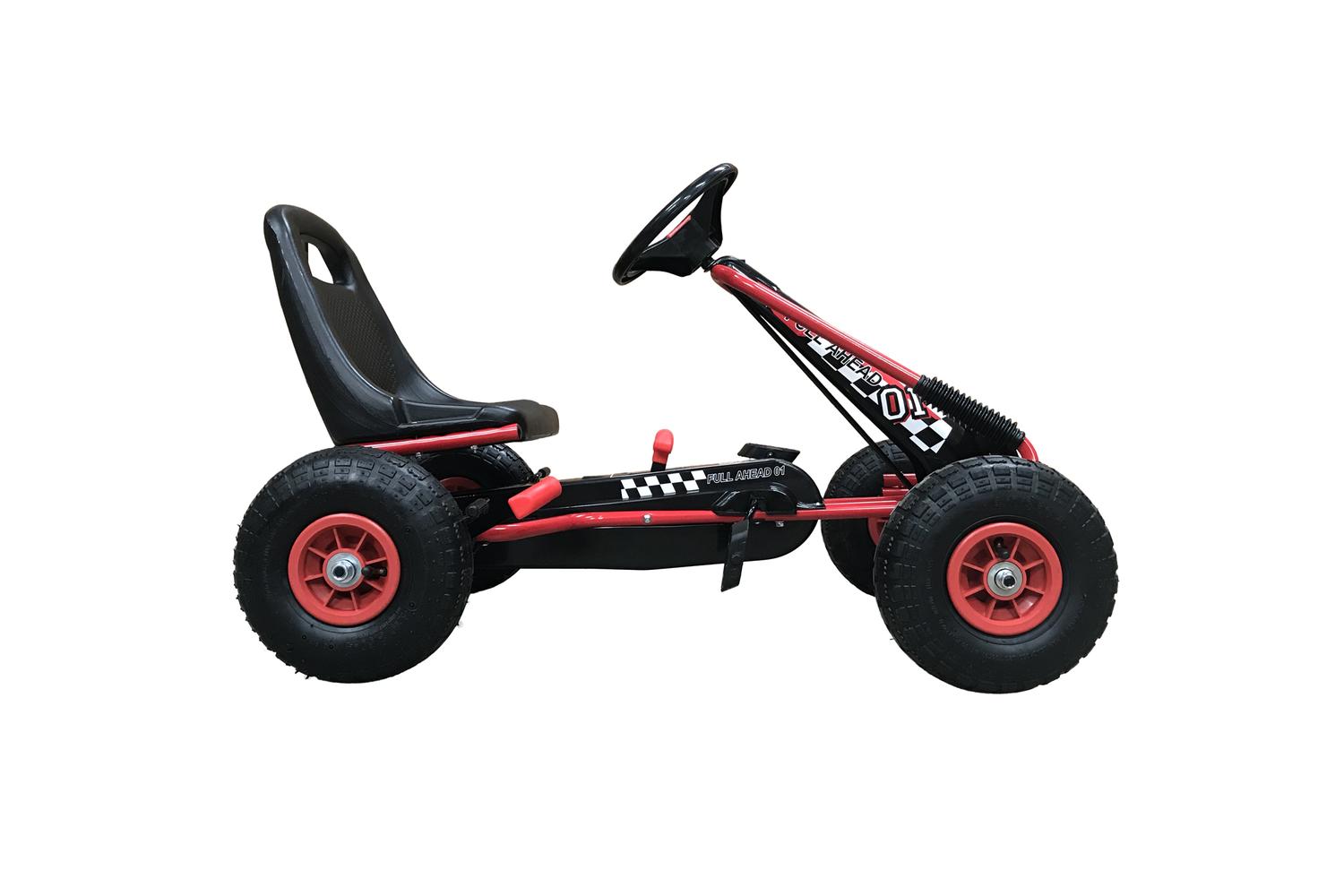Kiddo Kids Racer Pedal Go-Kart | Red-3
