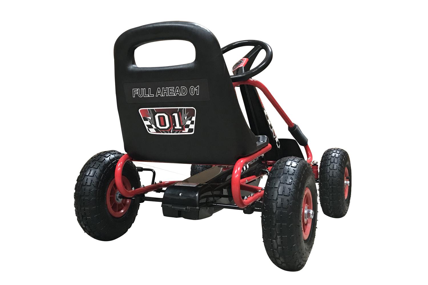 Kiddo Kids Racer Pedal Go-Kart | Red-5