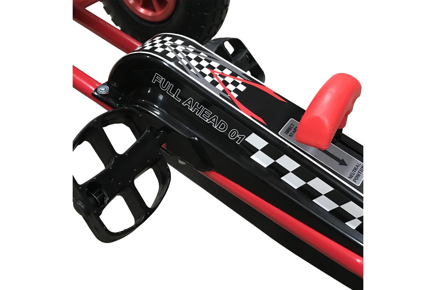 Kiddo Kids Racer Pedal Go-Kart | Red-6
