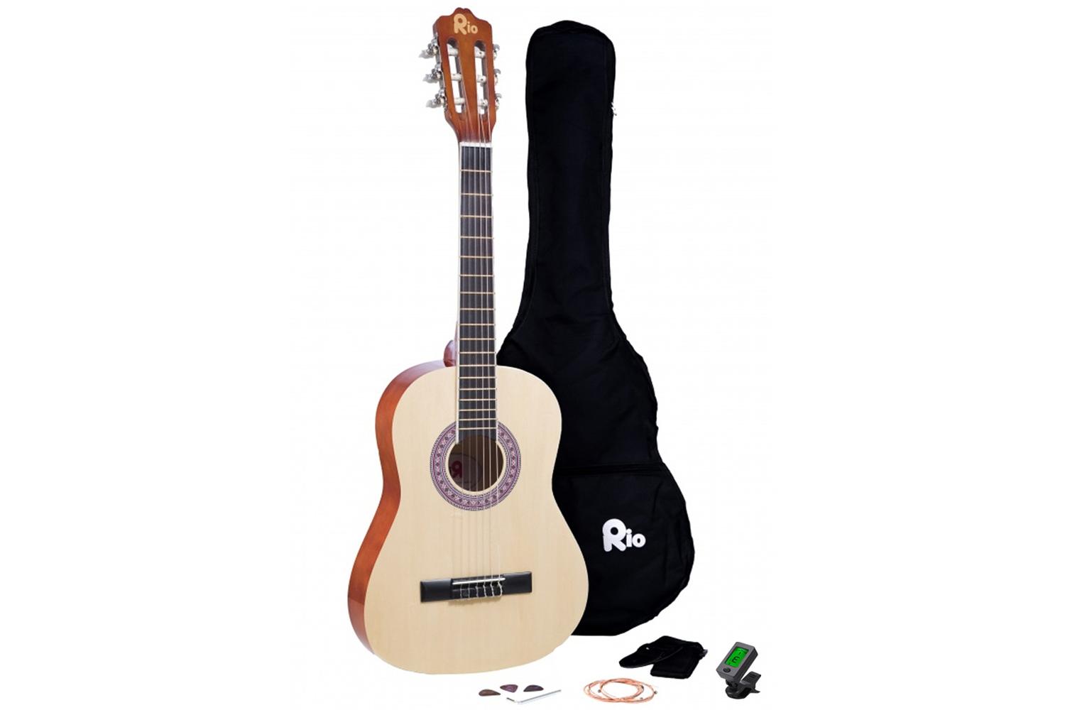 Rio 3/4 Size Junior Classical Guitar | Natural