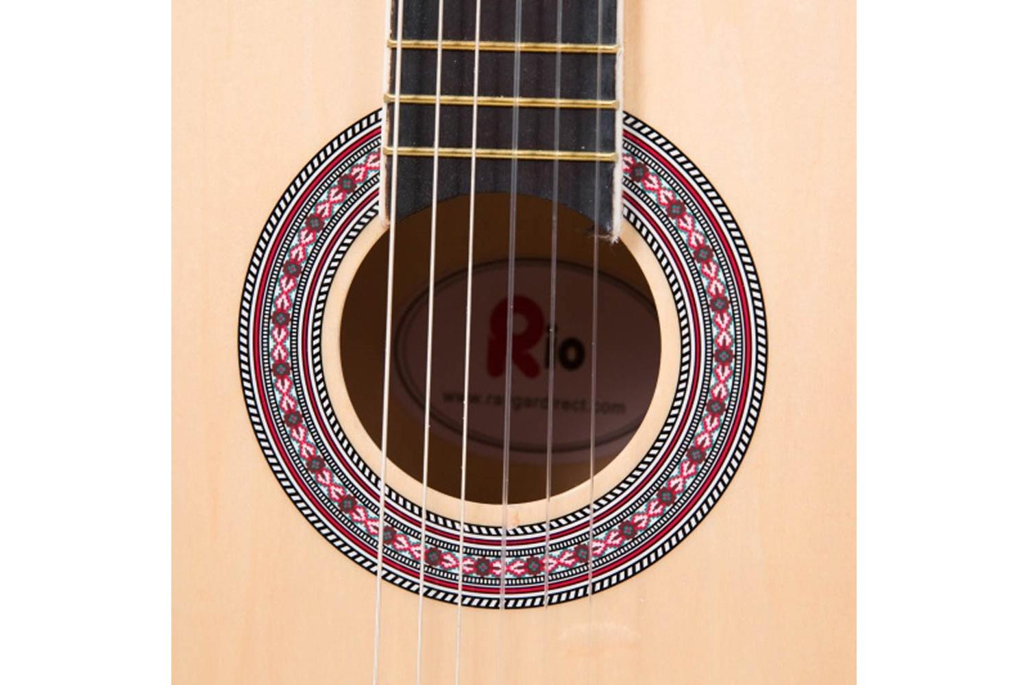 Rio 3/4 Size Junior Classical Guitar | Natural-3