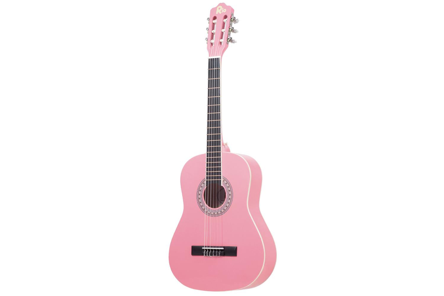 Rio 3/4 Size Junior Classical Guitar | Pink-2