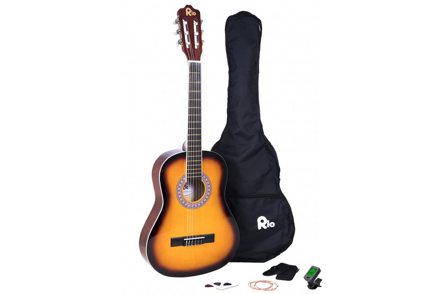 Rio 3/4 Size Junior Classical Guitar | Sunburst