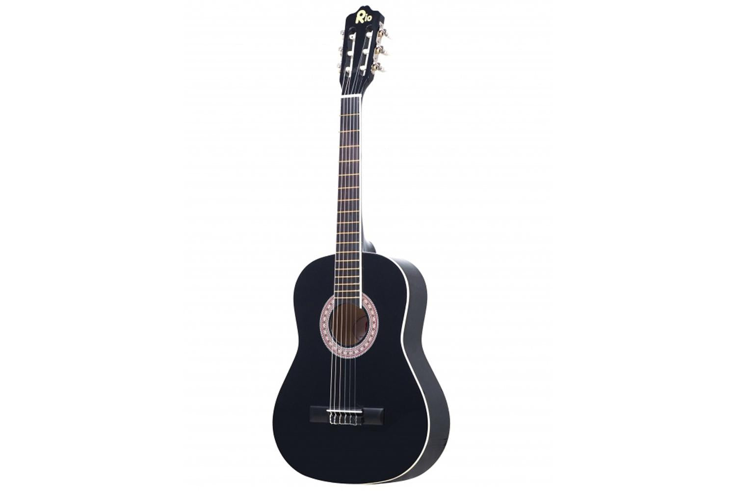 Rio 4/4 Size Acoustic Classical Guitar | Black-2