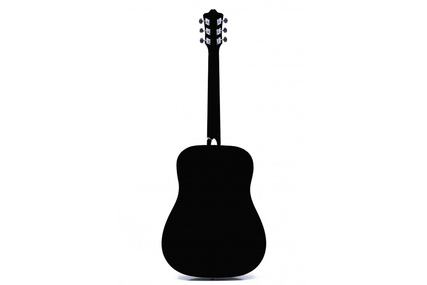 Rio 4/4 Size Acoustic Dreadnought Guitar | Black-5