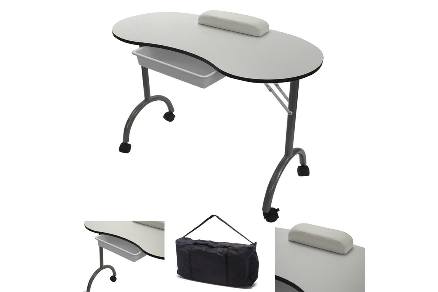 RayGar Manicure Nail Beauty Table | White-6
