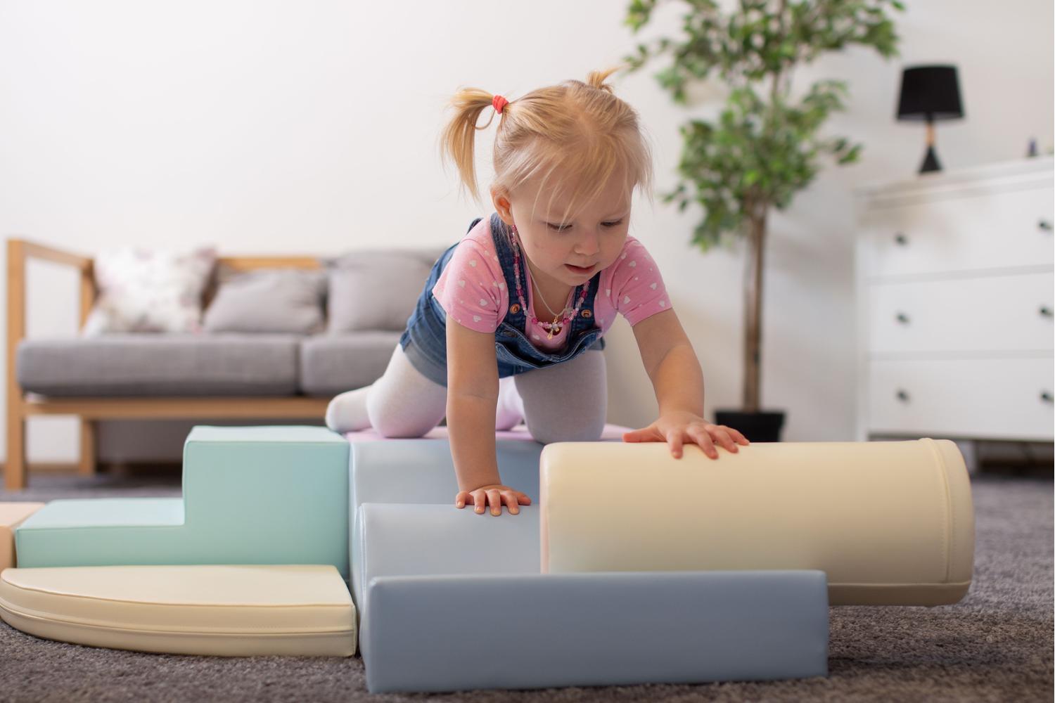 Iglu Soft Play, Safe And Colourful Foam Blocks For Kids - Physical And Intellectual Playset-3