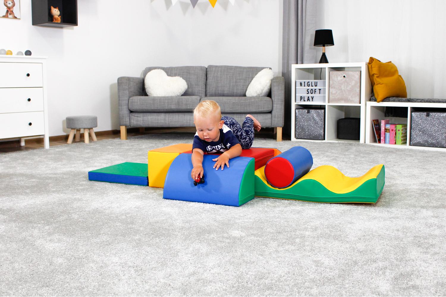 Iglu Soft Play Shapes Set For Kids - Fun And Educational Foam Blocks Toys-2