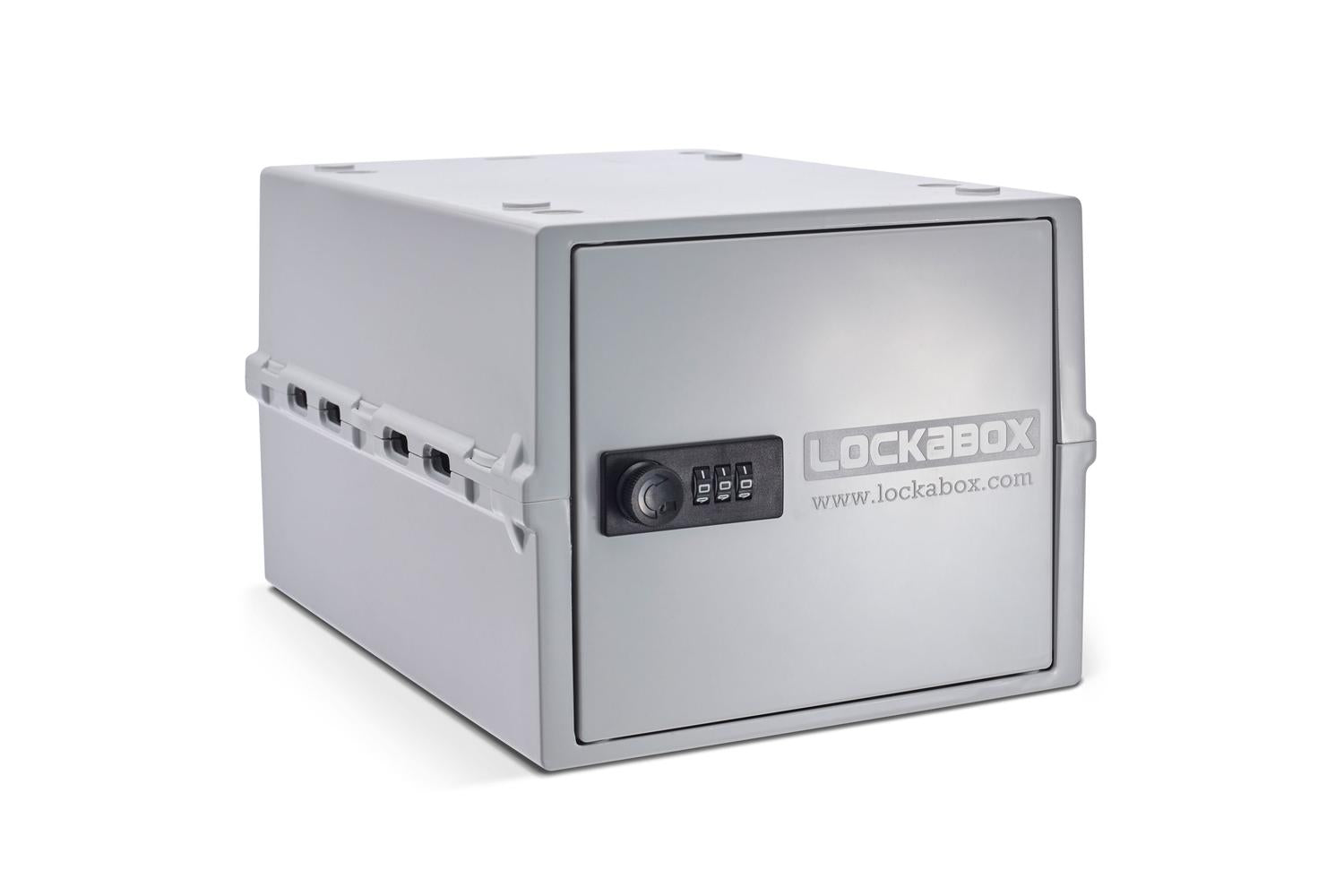 Lockabox Oneâ„¢ Opal White | Premium Lockable Storage Box | 10 Litre Combination Lock Box For Food, Medicine & Home Safety
