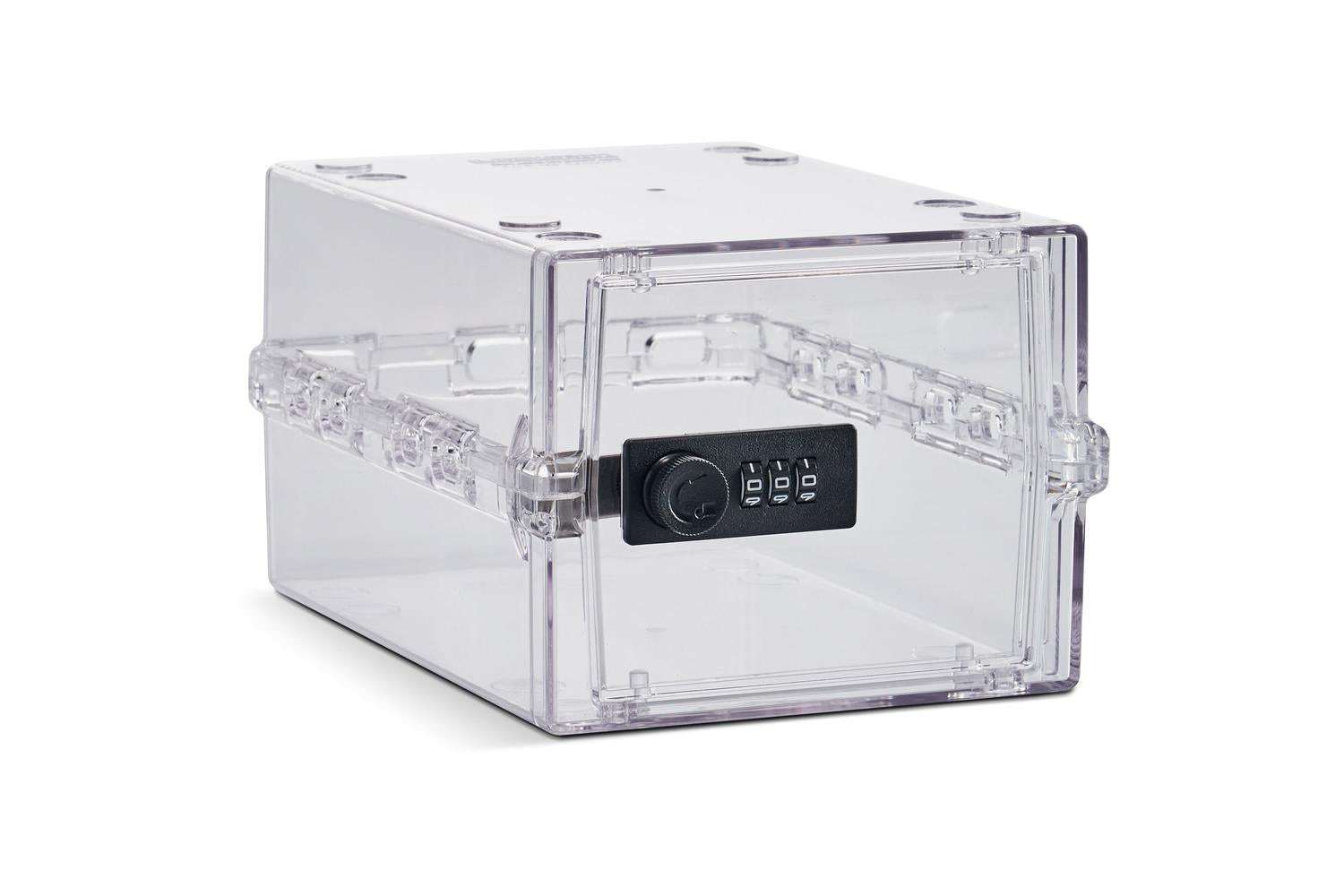 Lockabox Miniâ„¢ Crystal | Small Lockable Storage Box | 3 Litre Combination Lock Box For Food, Medicine & Home Safety