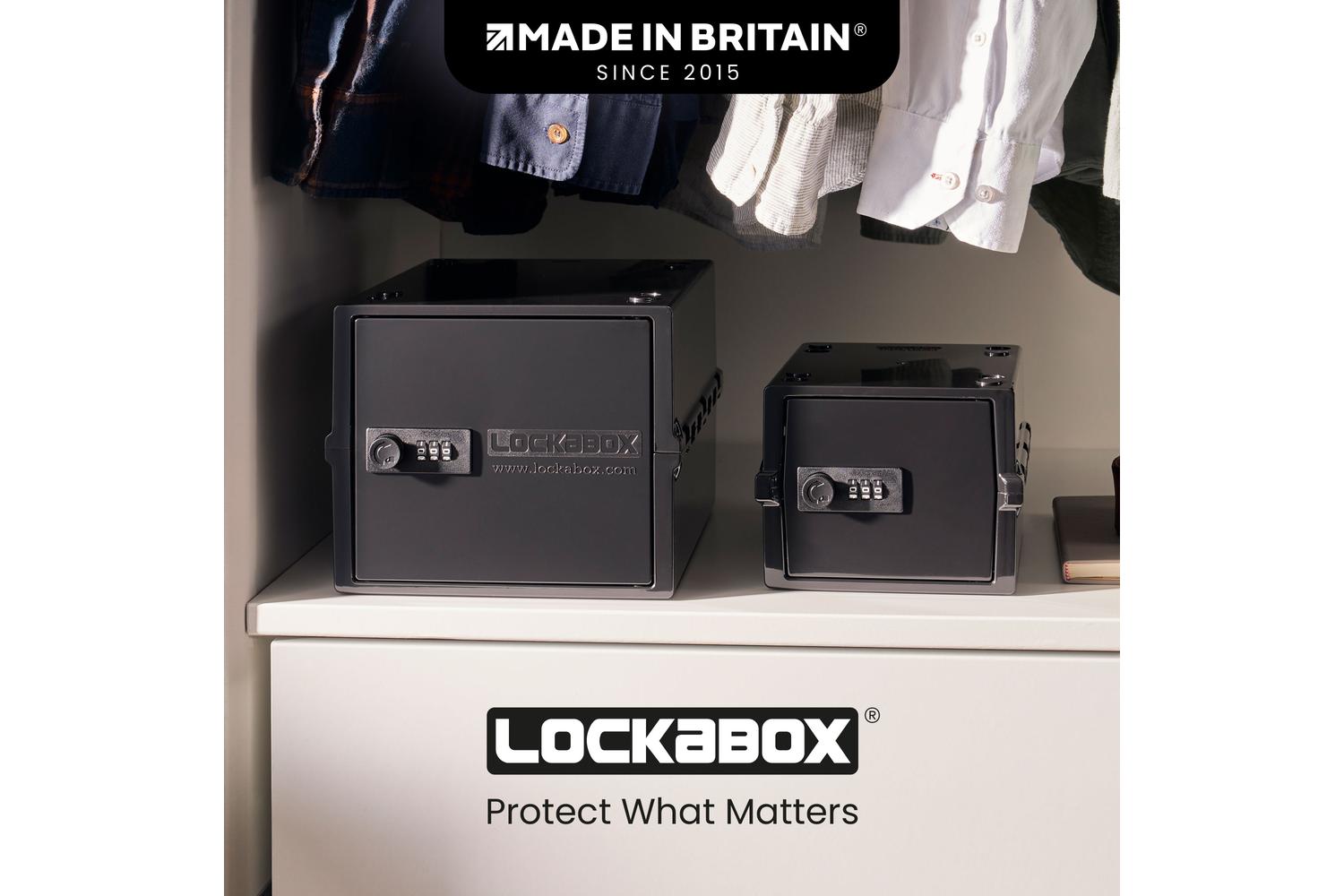 Lockabox Miniâ„¢ Jet | Small Lockable Storage Box | 3 Litre Combination Lock Box For Food, Medicine & Home Safety-8