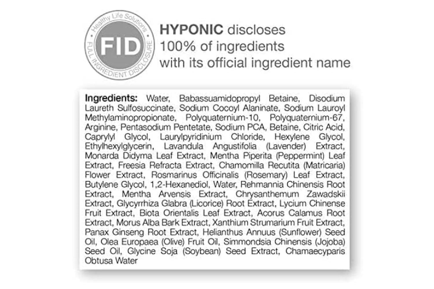 Hyponic Hypoallergenic Shampoo - All Breeds | Dog Shampoo | Natural Ingredients | Suitable For All Sizes-2