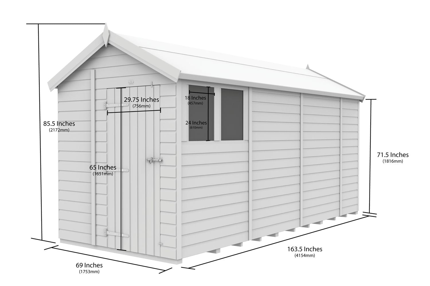 6 X 14 Apex Shed-3