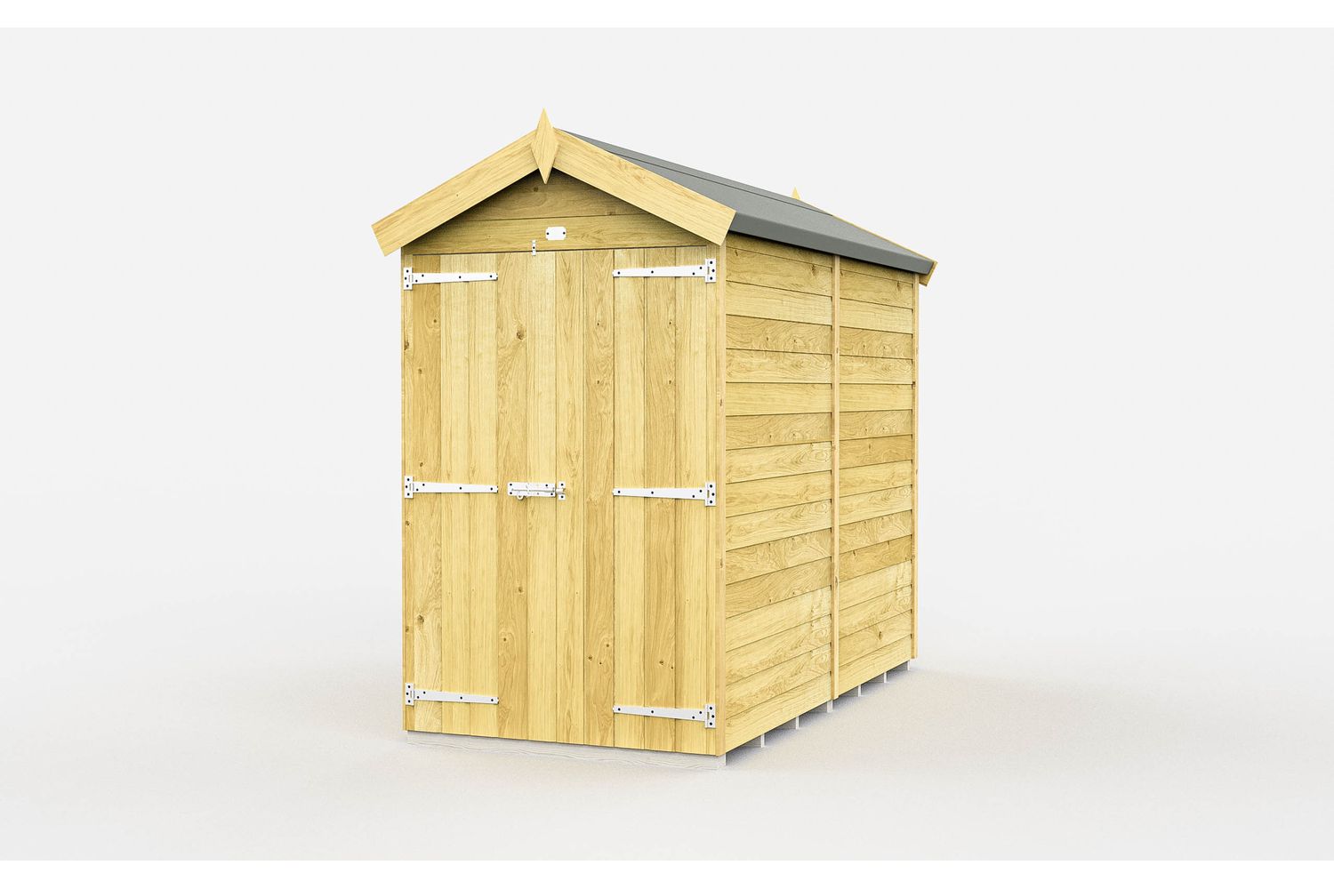 4 X 7 Apex Double Door-2