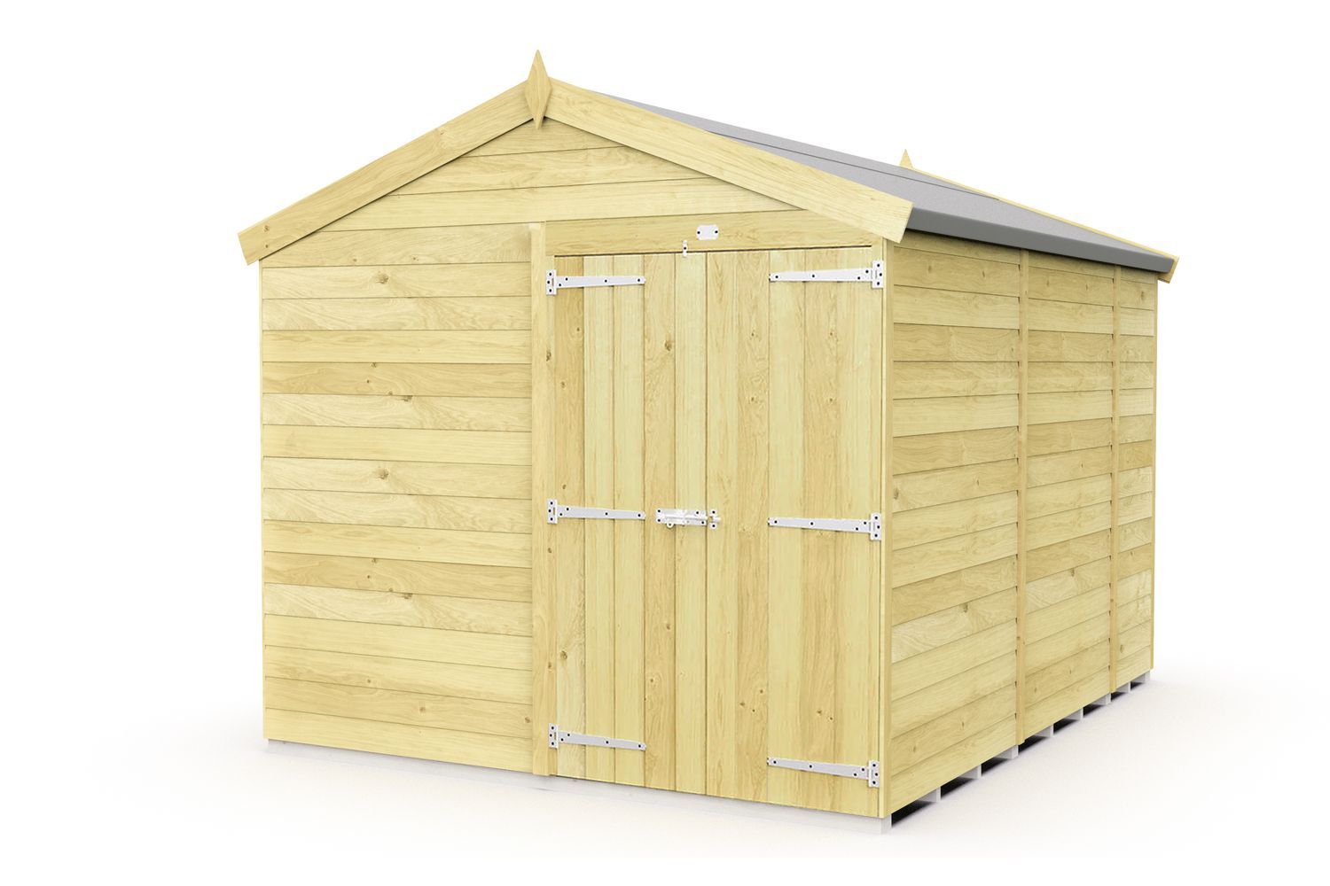 8 X 10 Apex Double Door-2