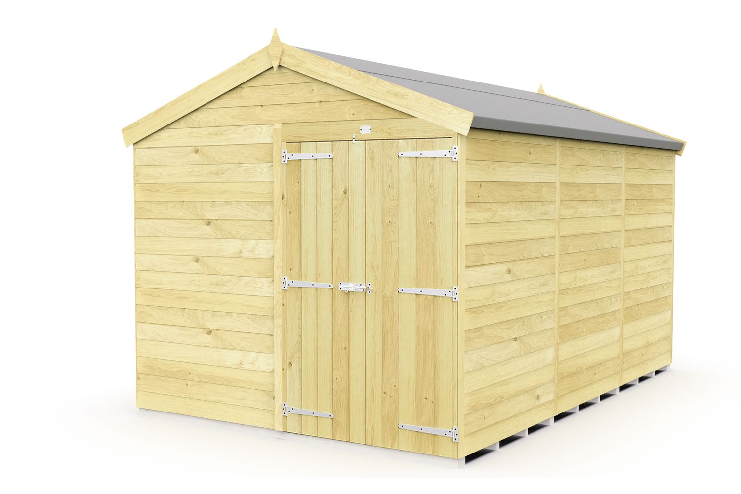 8 X 12 Apex Double Door-2