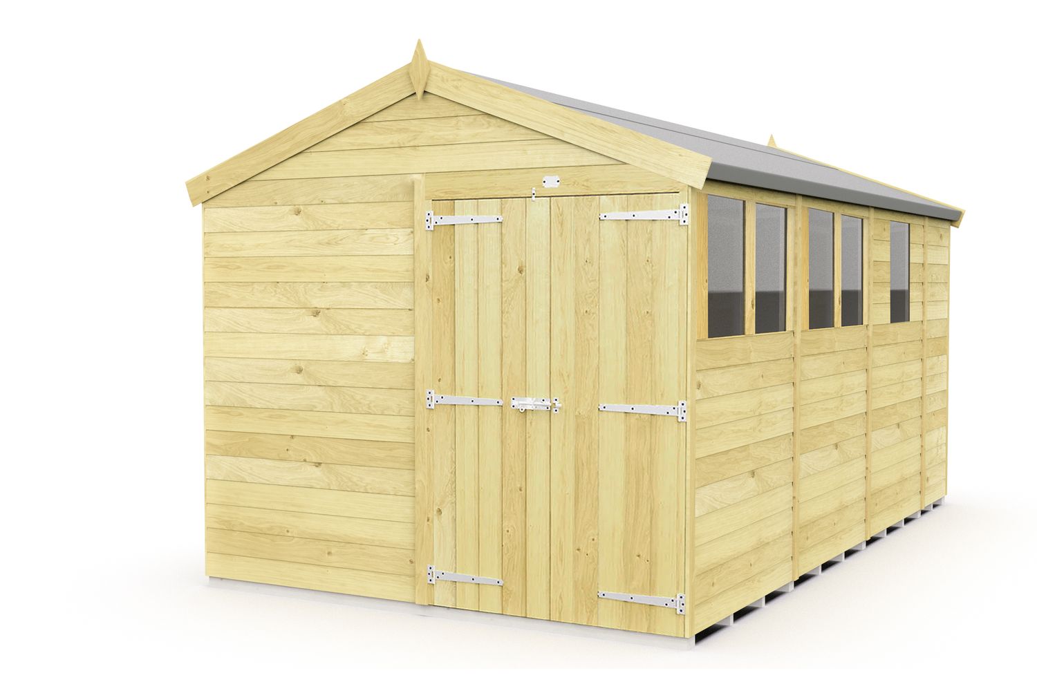 8 X 13 Apex Double Door